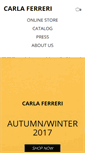 Mobile Screenshot of carlaferreri.com